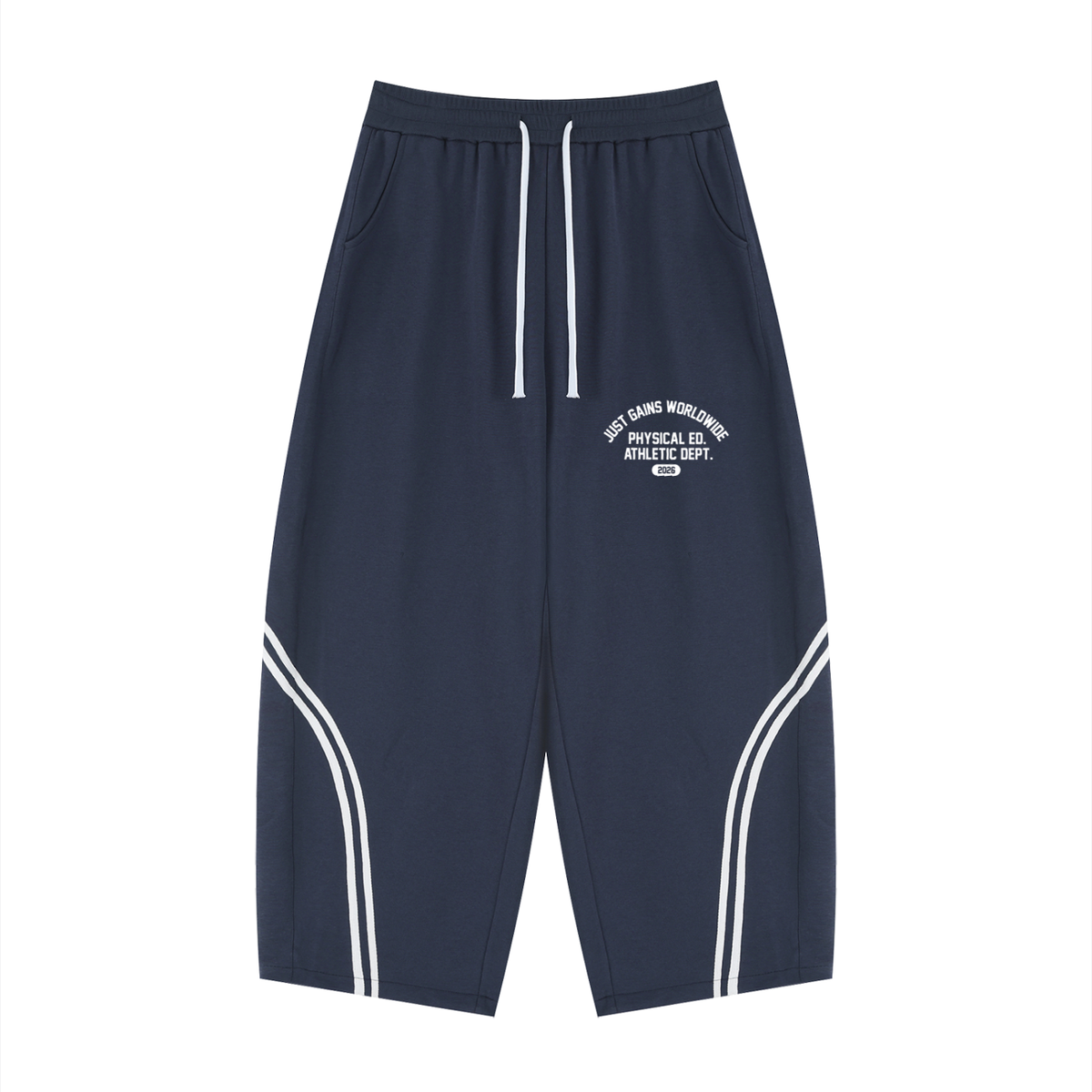 Just Gains® Wide Leg Striped Sweatpants