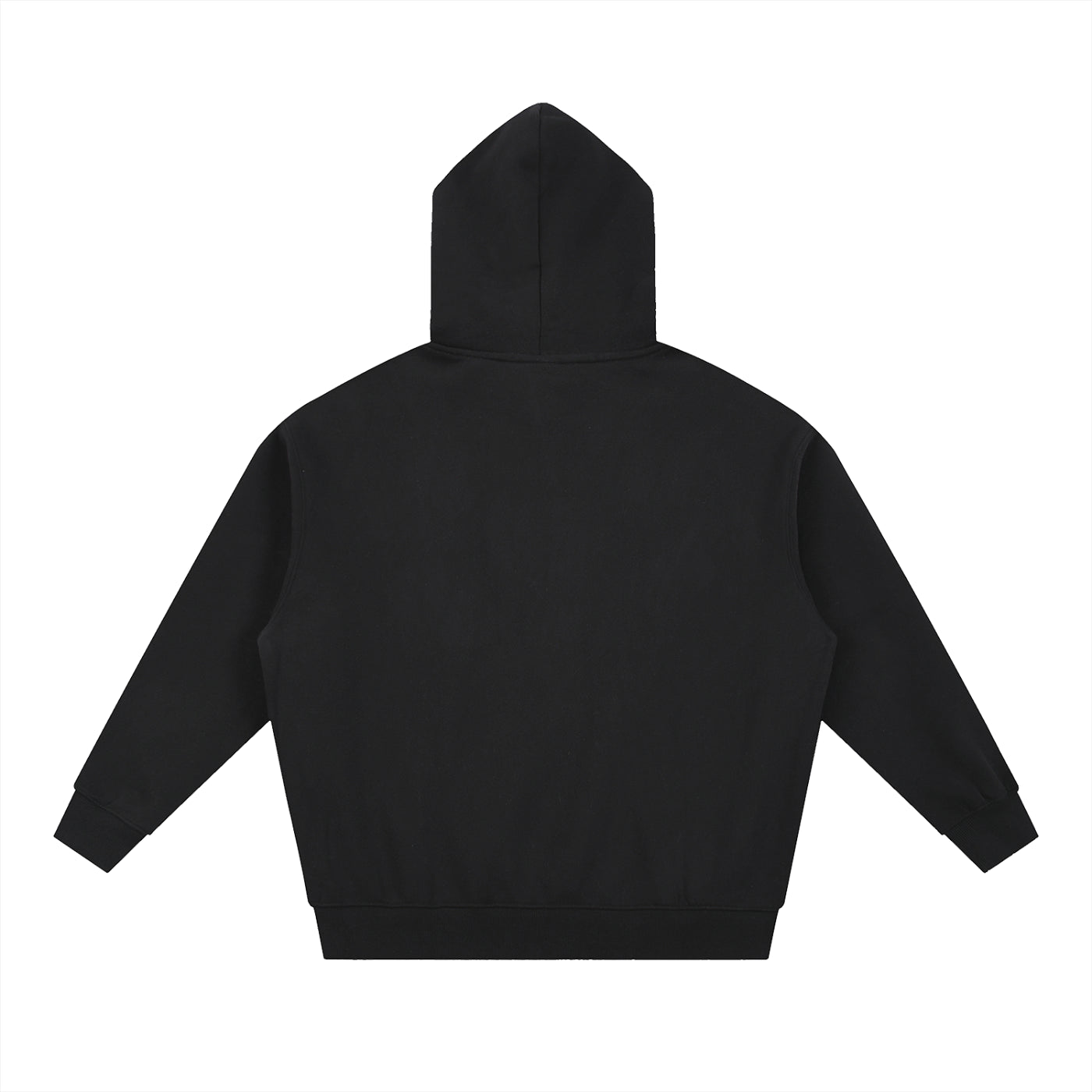Just Gains® Open-Zip Hoodie — White Print