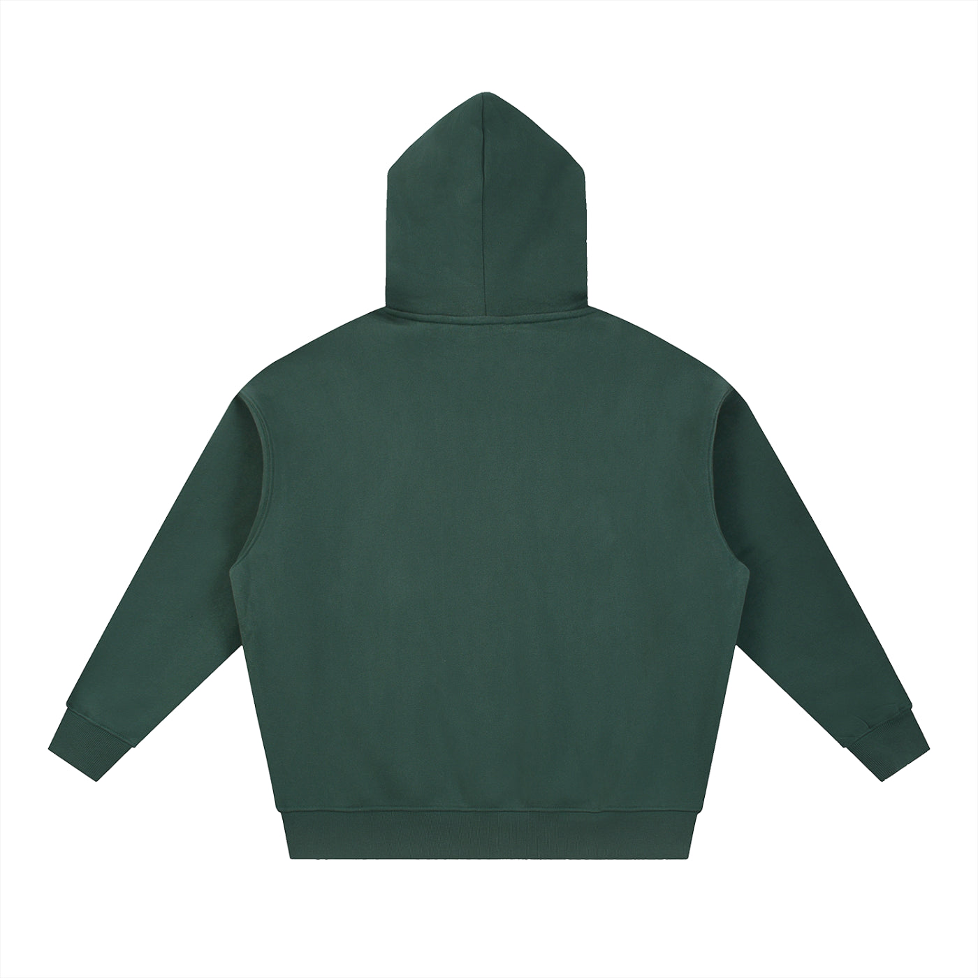 Just Gains® Open-Zip Hoodie — White Print