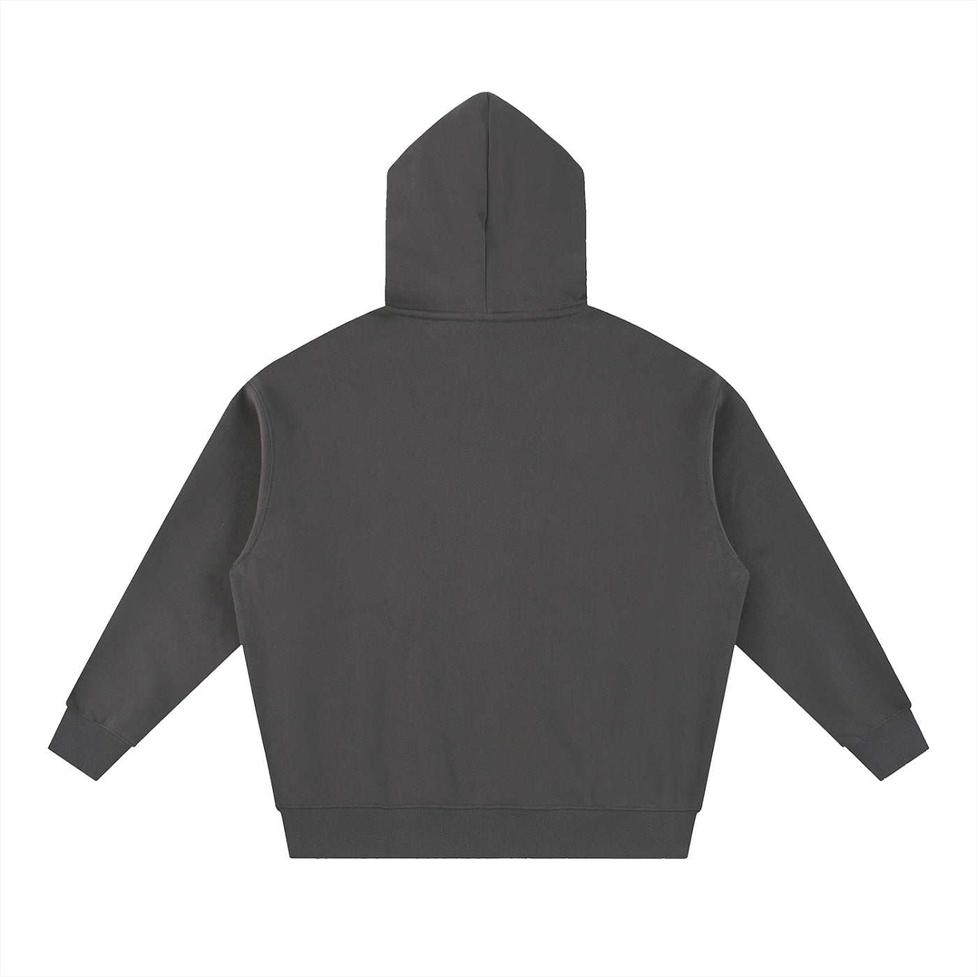 Just Gains® Open-Zip Hoodie — White Print