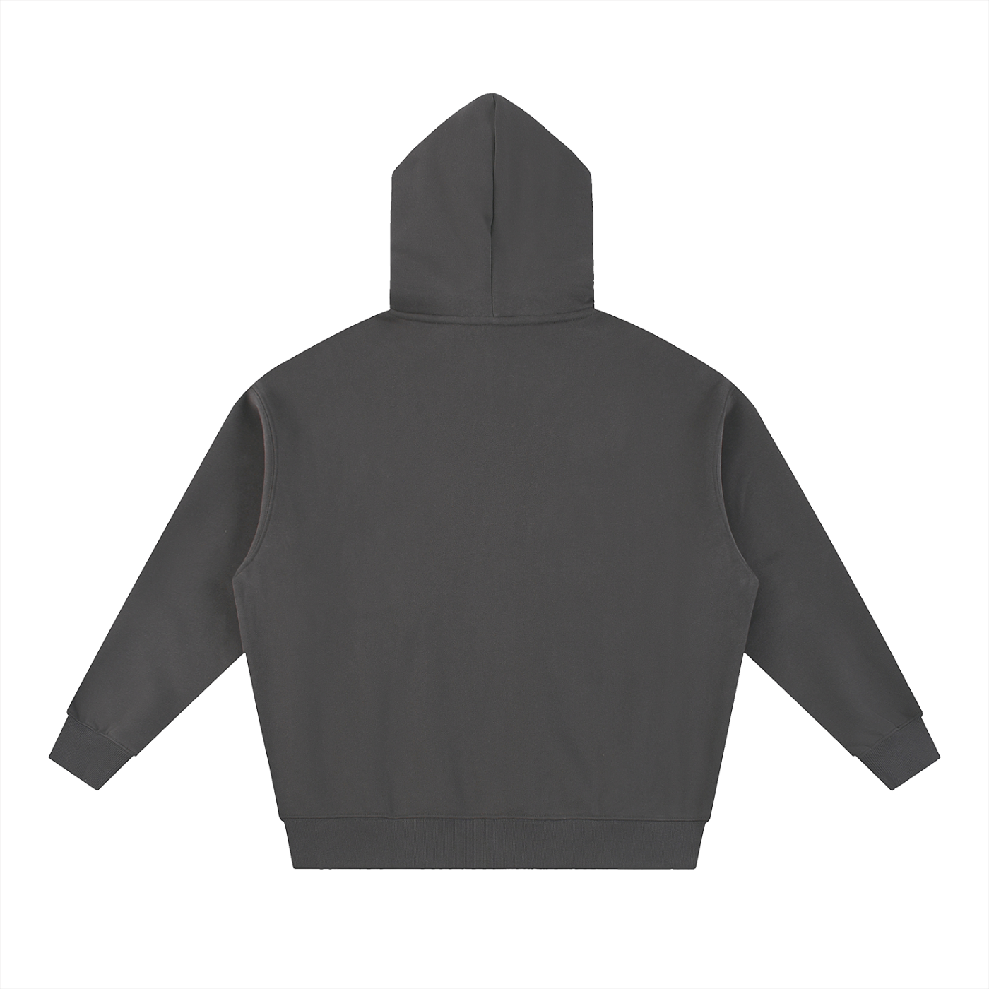 JG® Open-Zip Hoodie — White Print