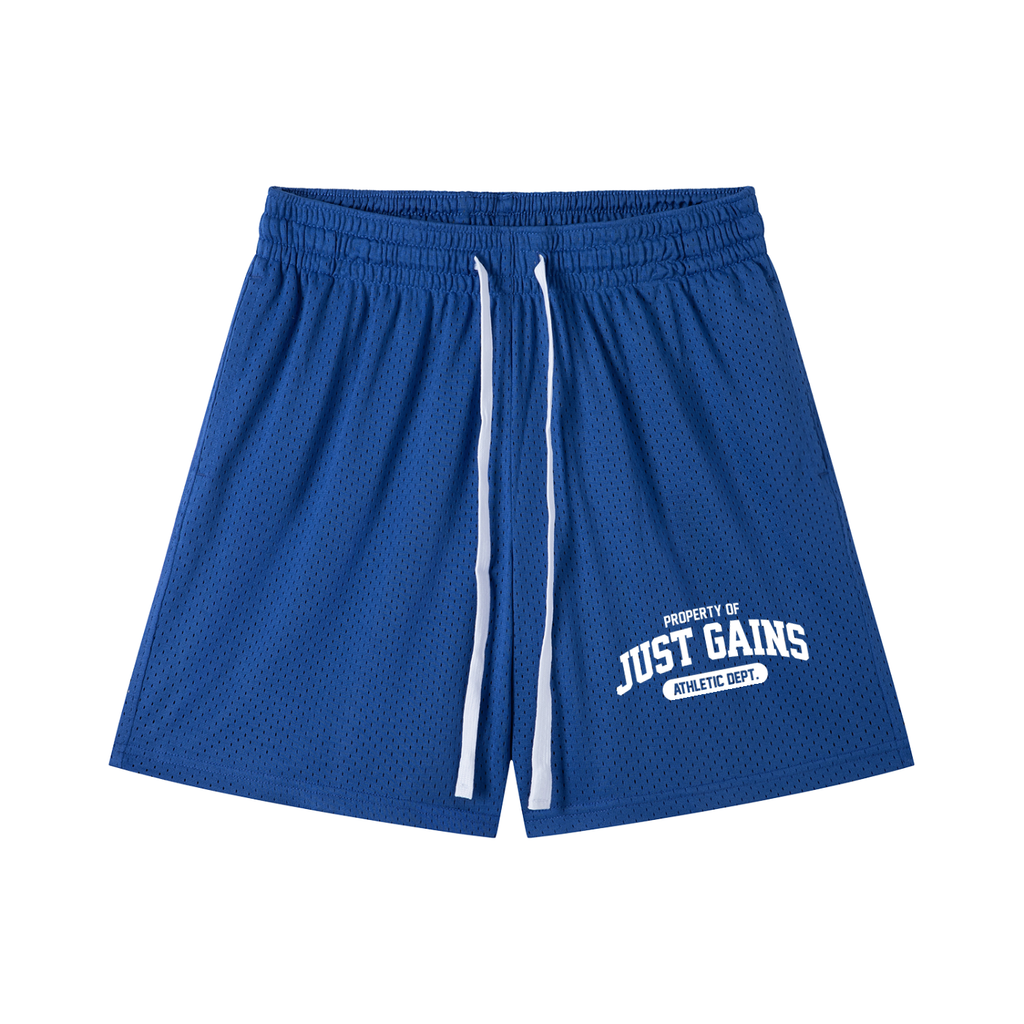 Just Gains® Athletic Dept. Mesh Shorts — Men's