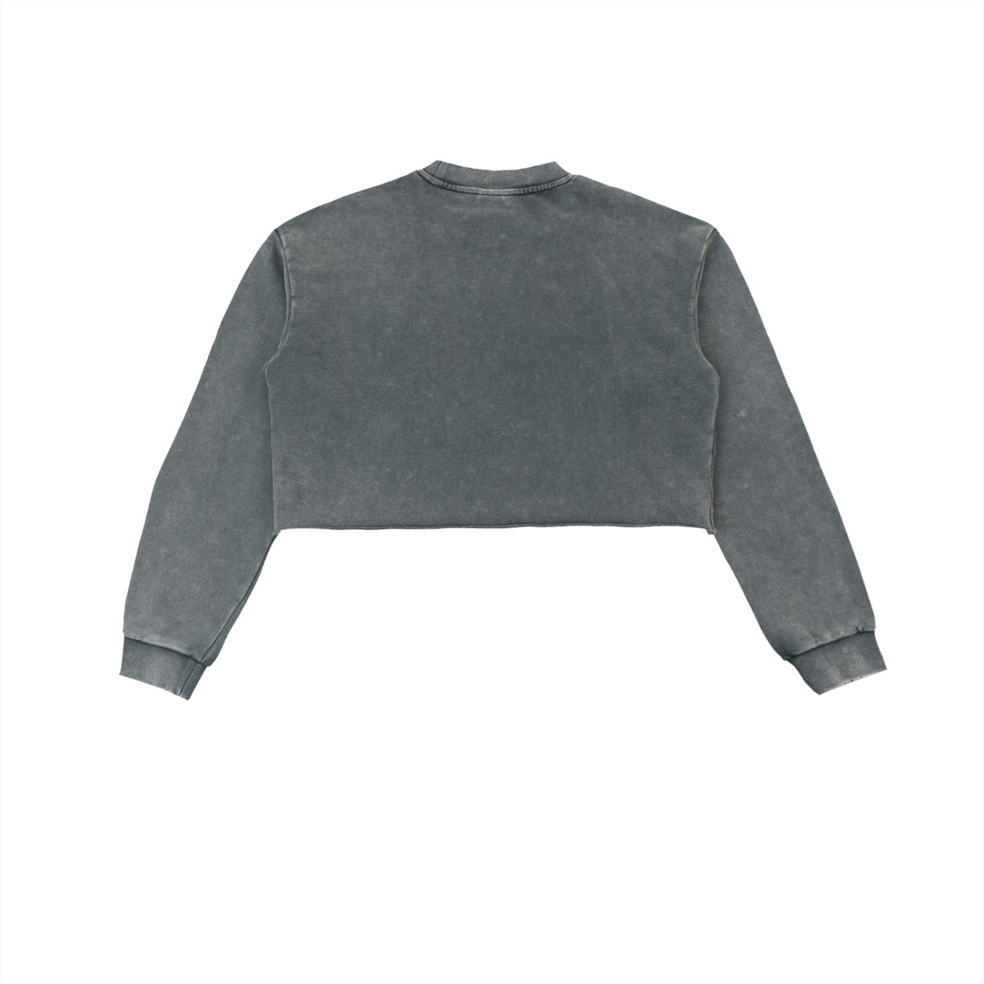 Just Gains® Snow Washed Cropped Sweatshirt