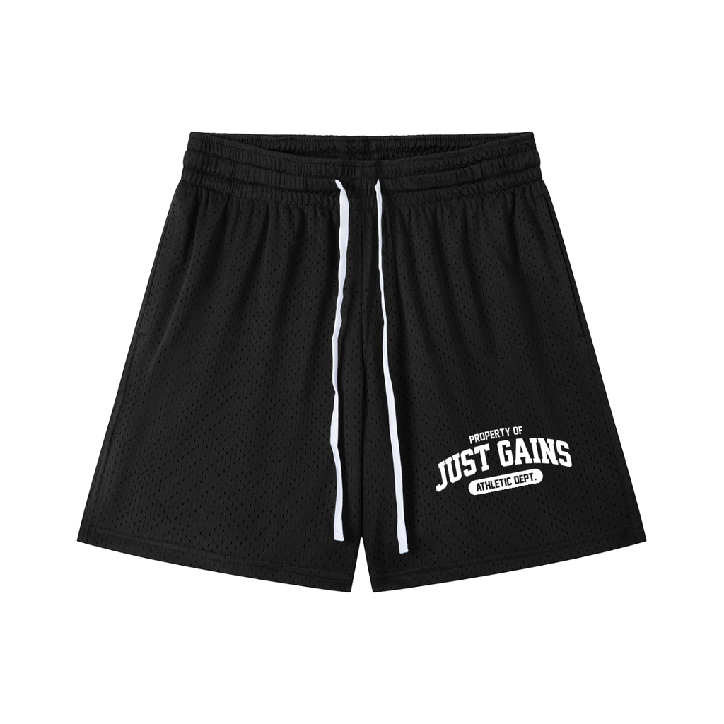 Just Gains® Athletic Dept. Mesh Shorts — Men's
