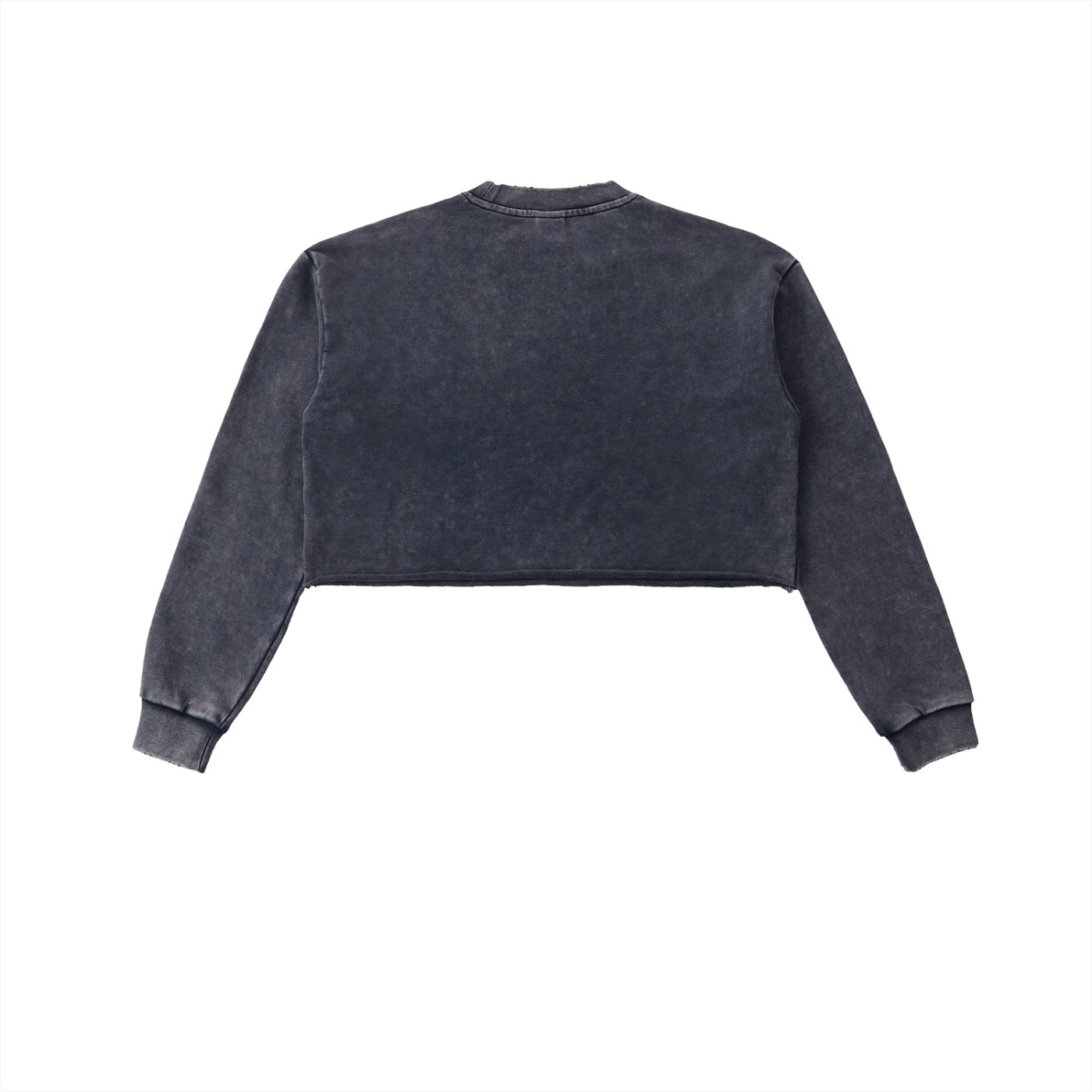 Just Gains® Snow Washed Cropped Sweatshirt