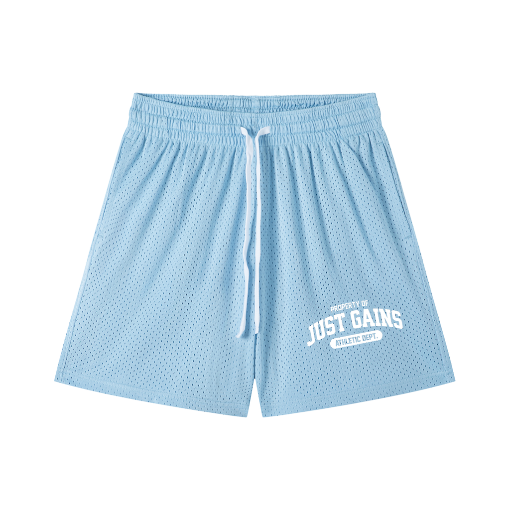 Just Gains® Athletic Dept. Mesh Shorts — Men's