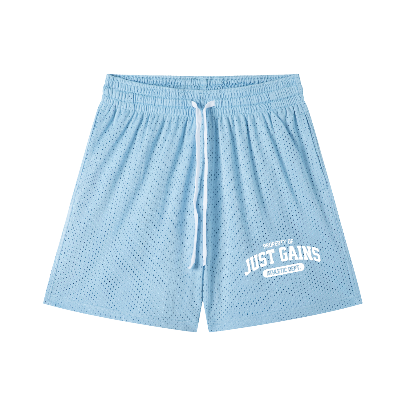 Just Gains® Athletic Dept. Mesh Shorts — Men's
