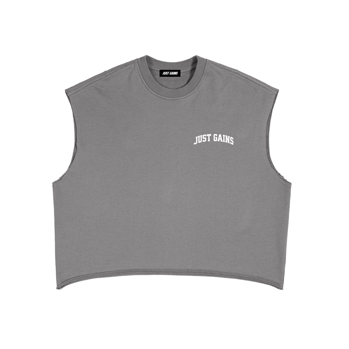 Just Gains® Boxy Tank Top — Varsity