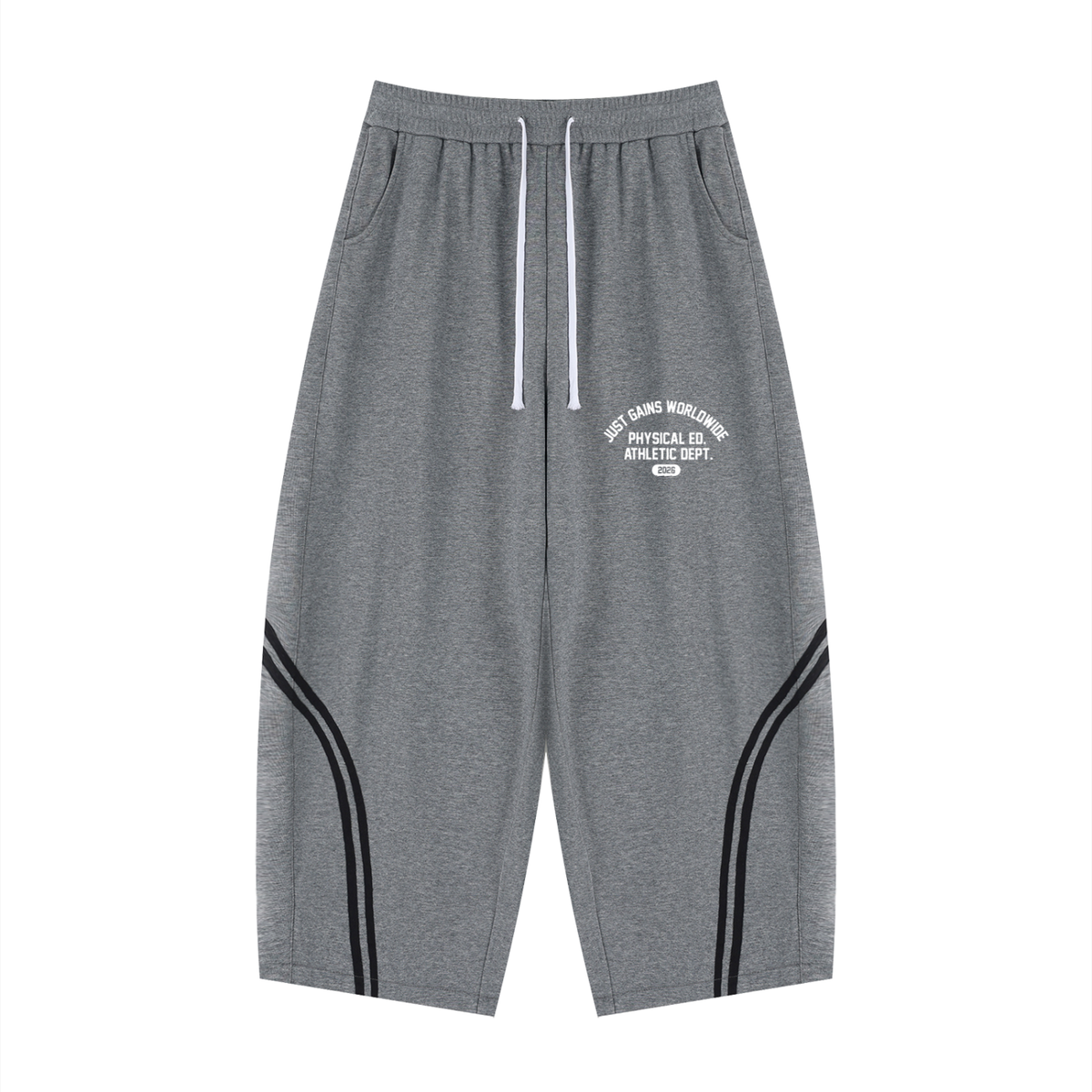 Just Gains® Wide Leg Striped Sweatpants