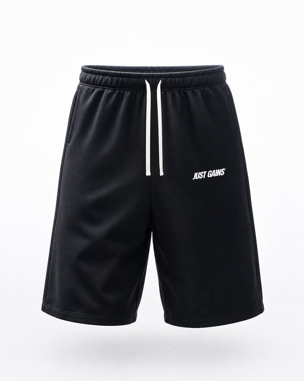 Just Gains® Cropped Sweatpants — White Print