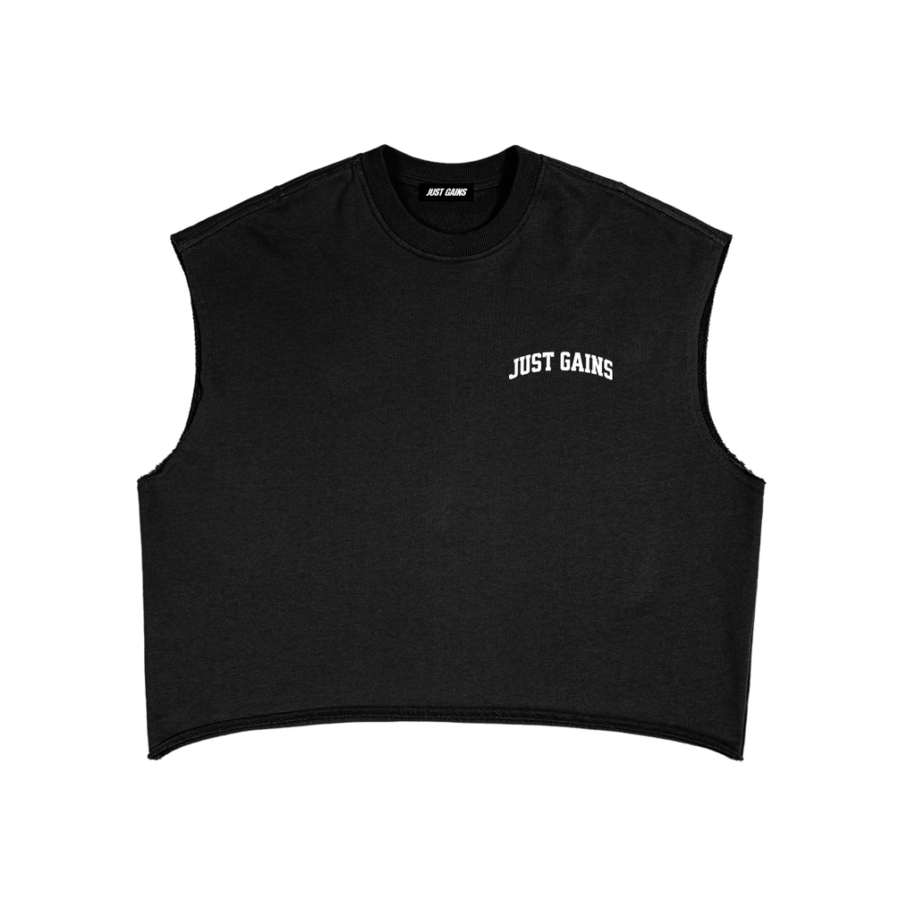 Just Gains® Boxy Tank Top — Varsity