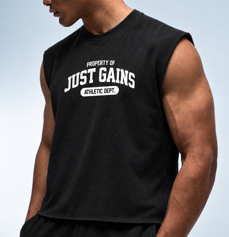 Just Gains® Boxy Tank Top — Athletic Dept