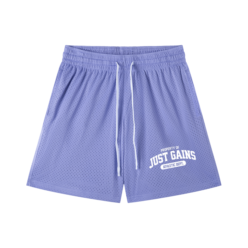 Just Gains® Athletic Dept. Mesh Shorts — Men's