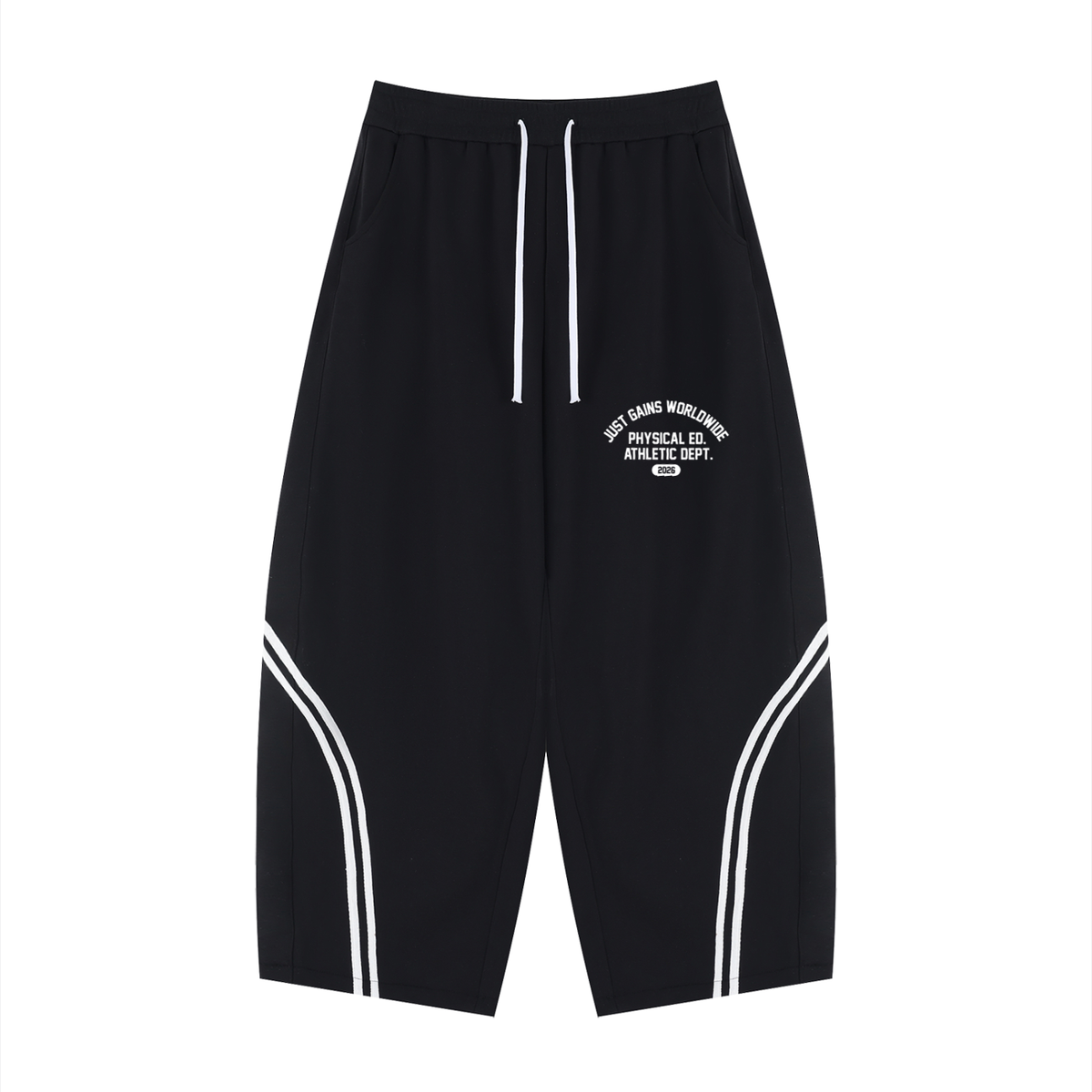 Just Gains® Wide Leg Striped Sweatpants