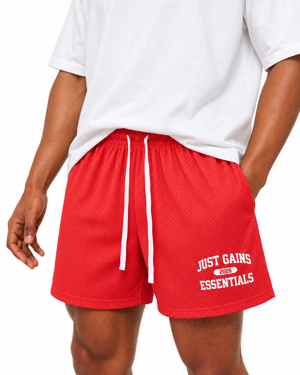 Just Gains® Essentials Mesh Shorts