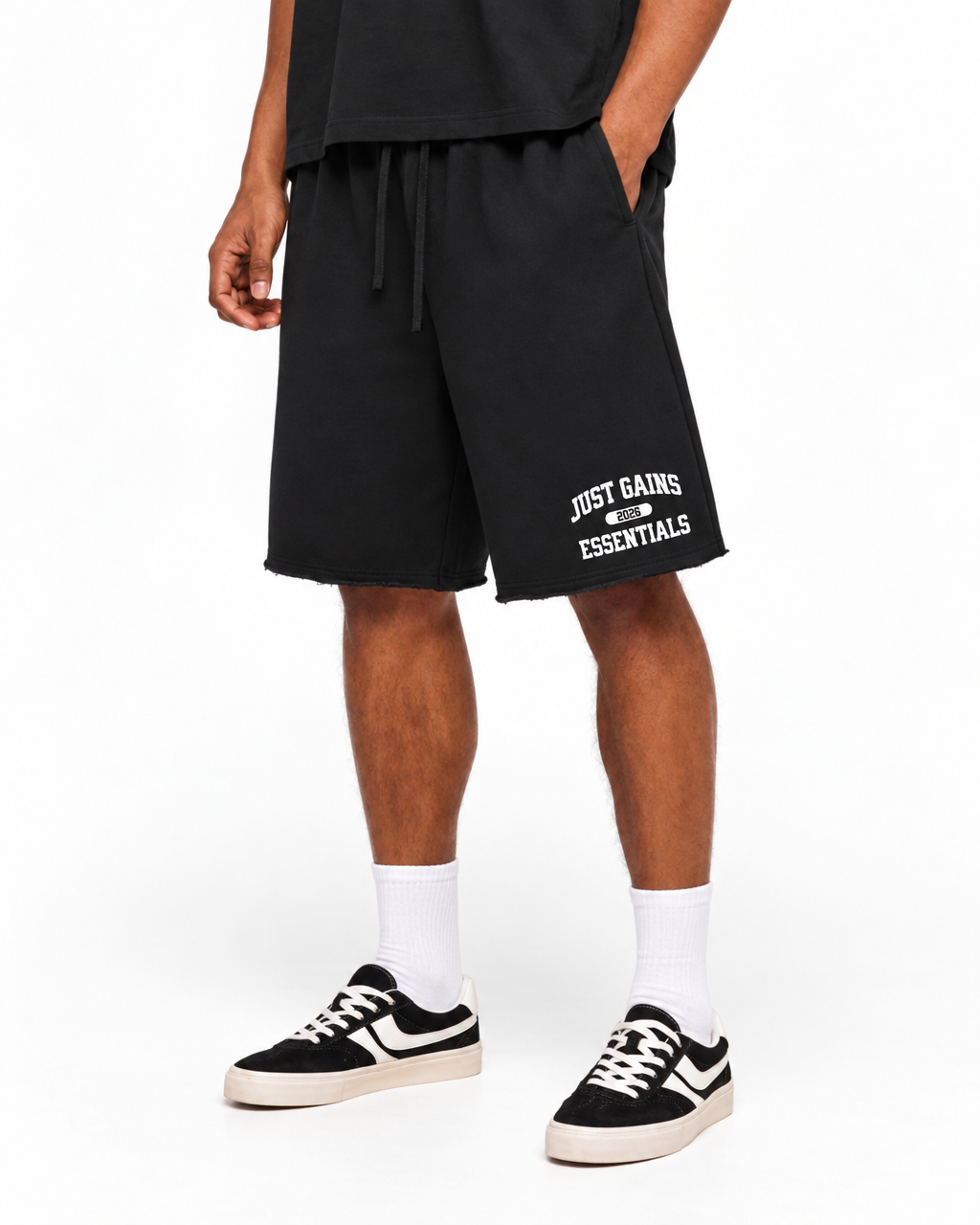 Just Gains® Raw Edge Shorts
