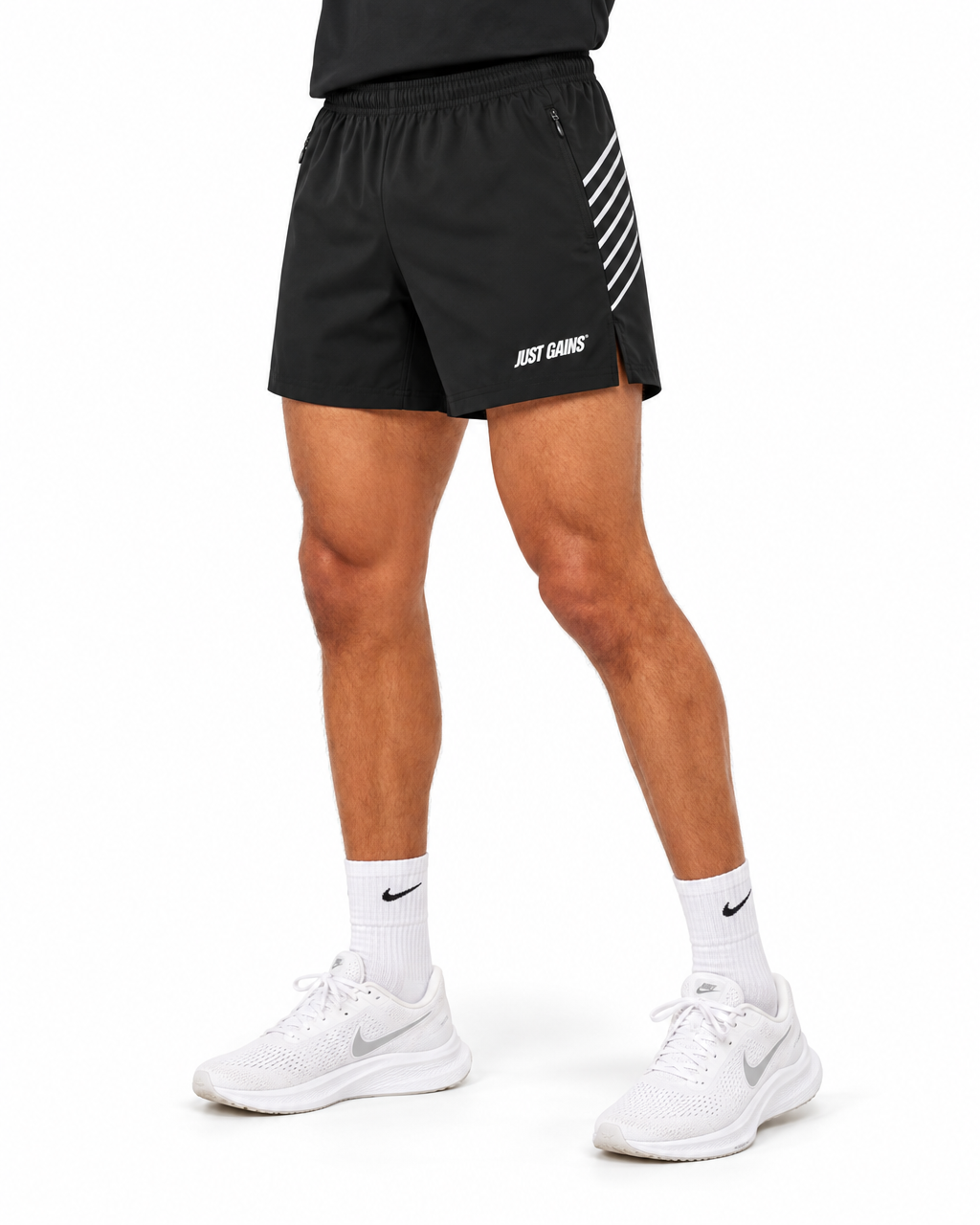 Just Gains® Side-Stripe Performance Shorts
