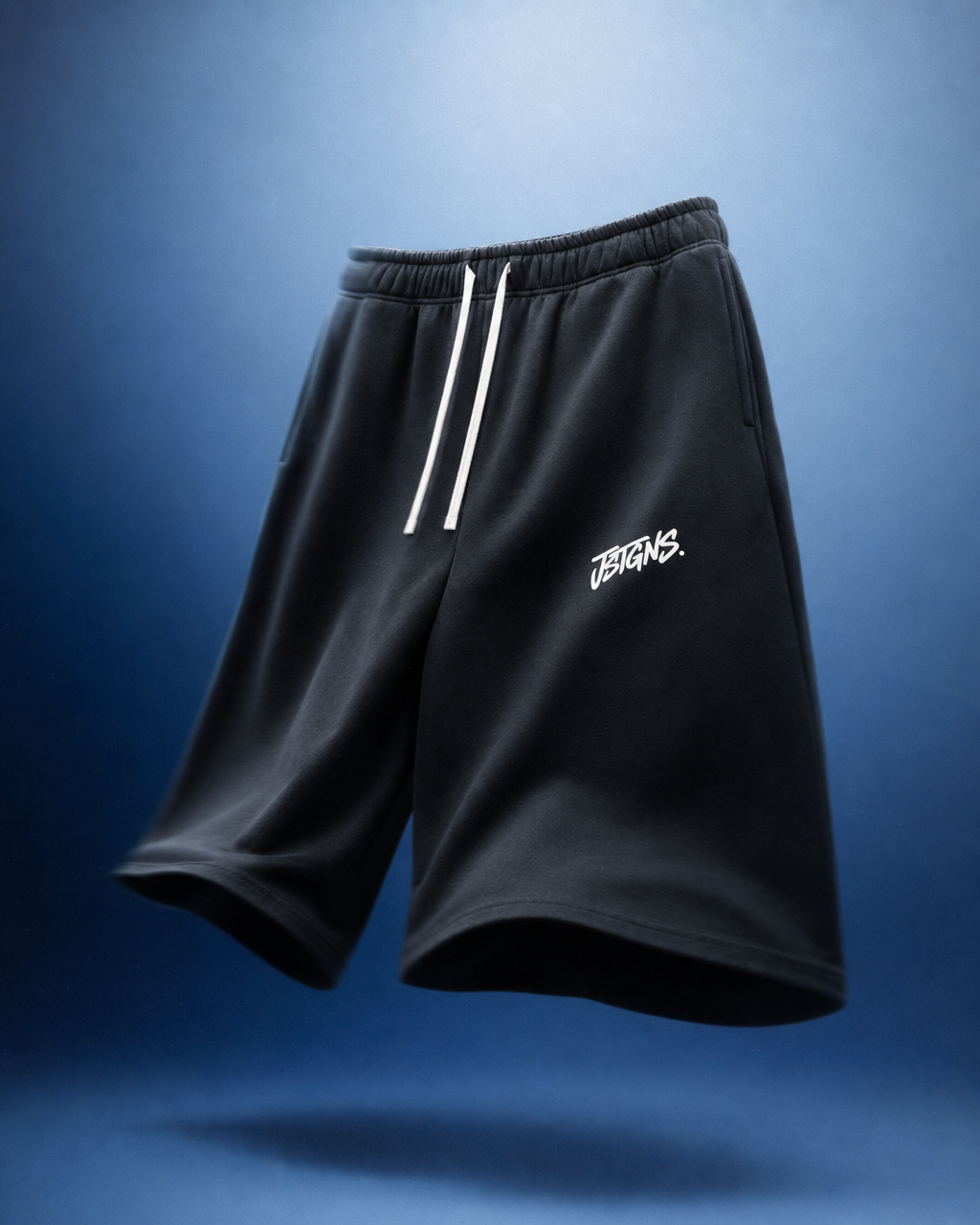 JG® Cropped Sweatpants — White Print