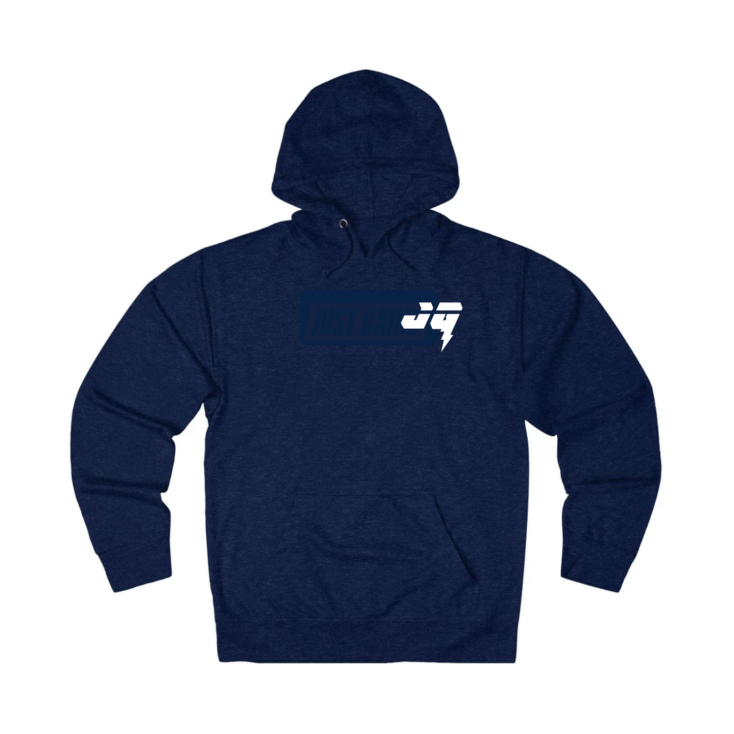 Just Gains® White Bolt Hoodie